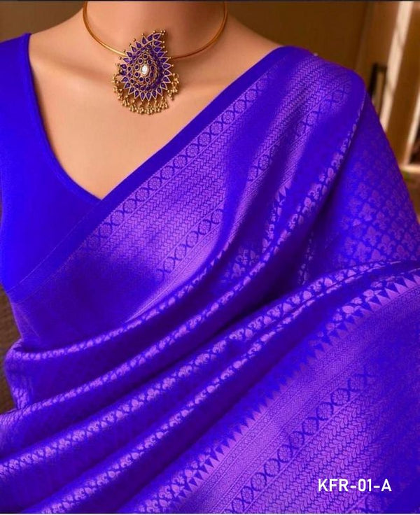 South Lichi Silk Saree An Enchanting Blend of Comfort and Class