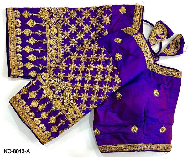 Royal Radiance Heavy Banarasi Silk Blouses with Intricate Jari and Handwork