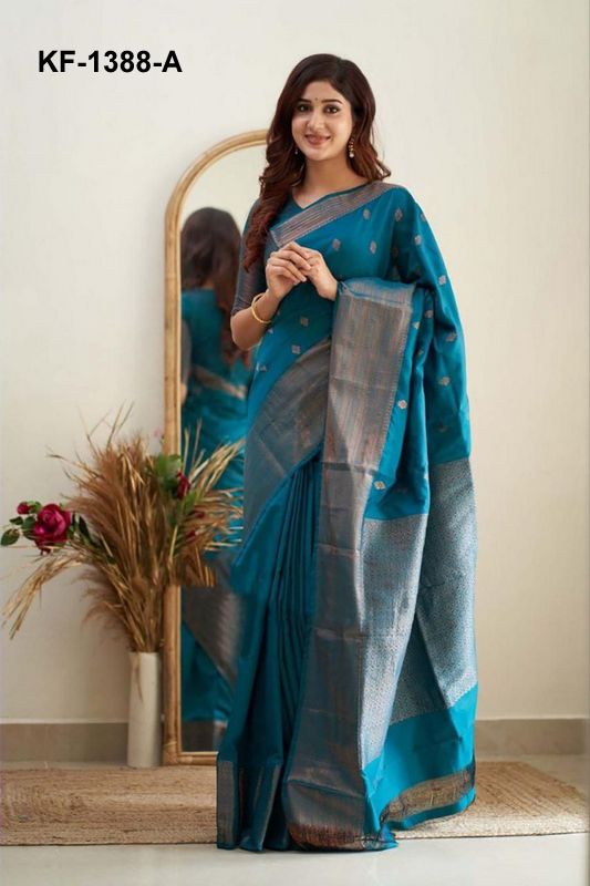 Weaves Of Elegance: Heavy Jacquard Saree With Designer Pallu