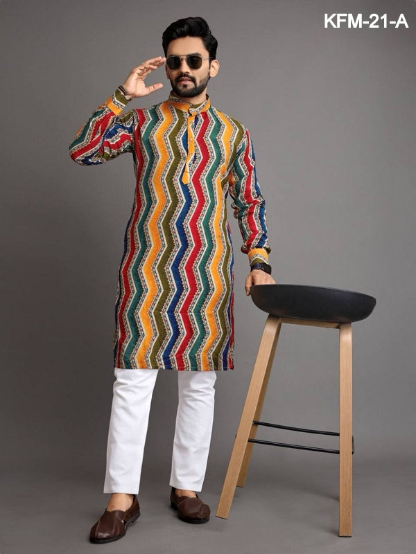 Color Play Trendy Multicolor Kurta and Pant Set for Men XS TO 10XL